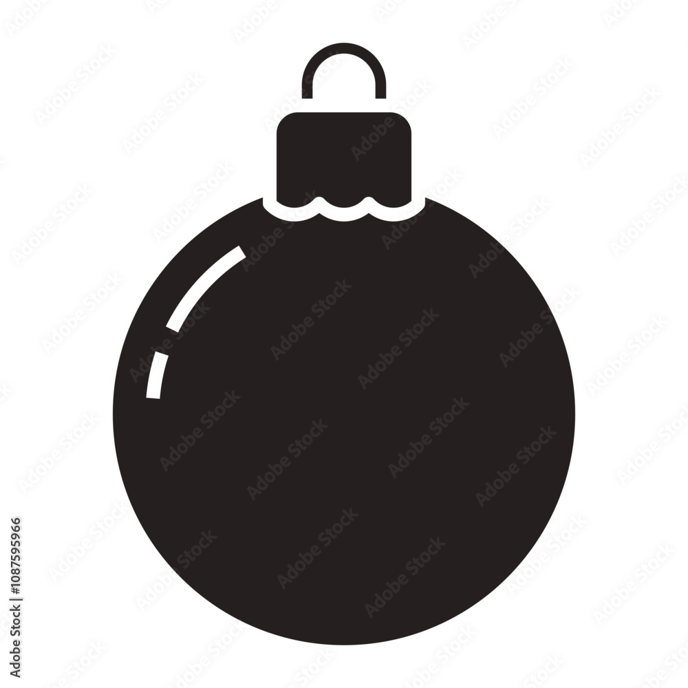 Christmas Ornament icon. Christmas Ornament icon.