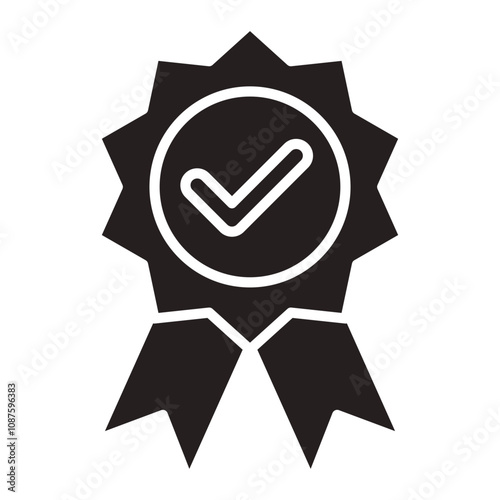 Award Badge with Checkmark icon.