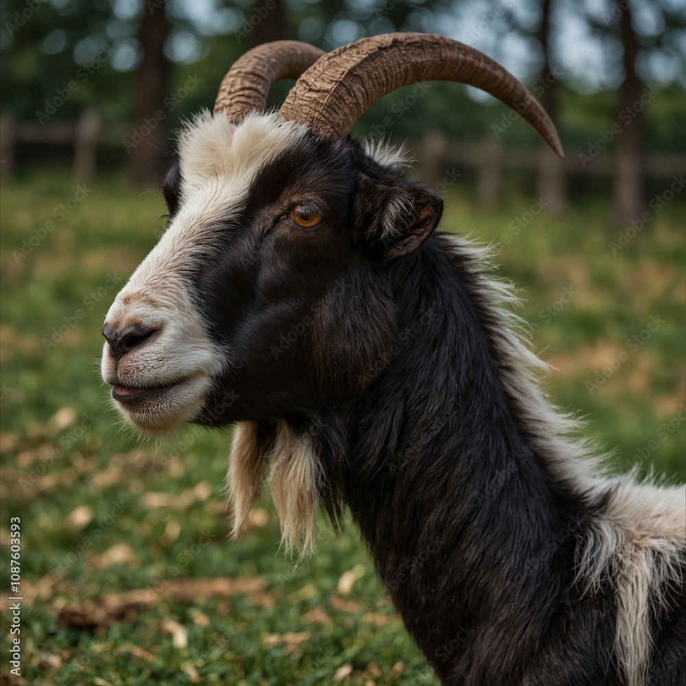 portrait of a goat portrait of a goat