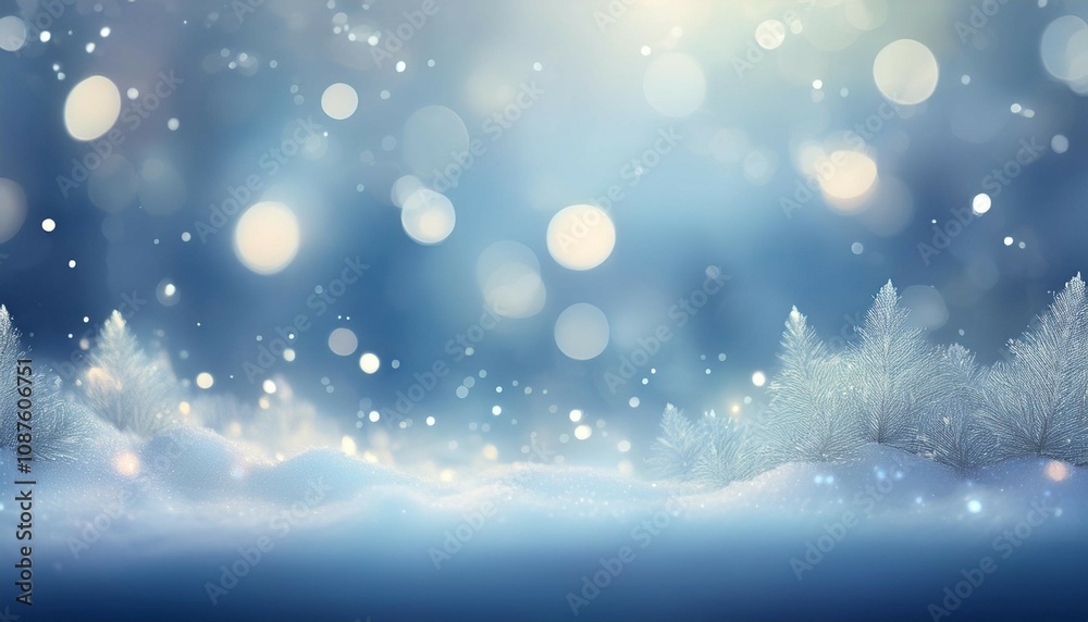 winter snow bokeh soft light abstract background winter snow bokeh soft light abstract background