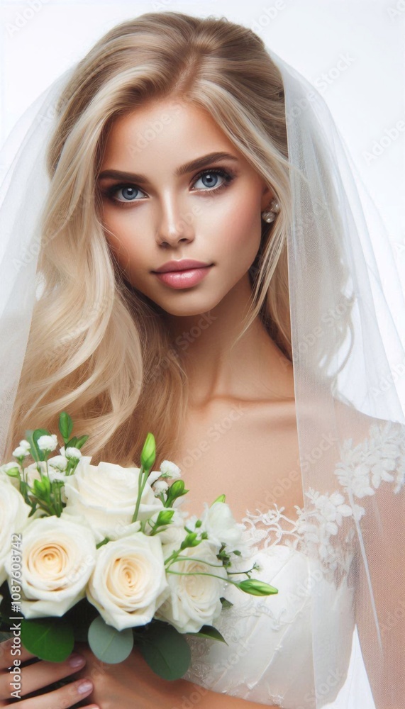 Naklejka premium Die Braut