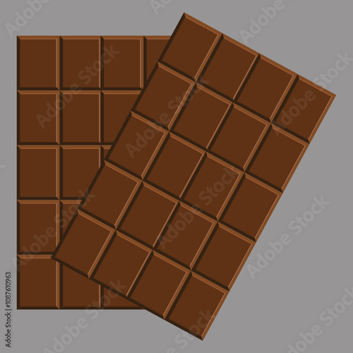 Chocolate bars illustrations