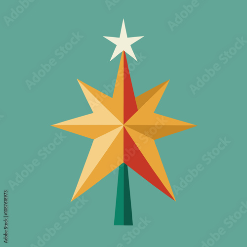 star shaped christmas tree