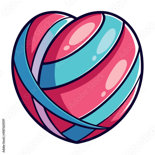 Original heart, manifestation of love, care, for Valentine's Day