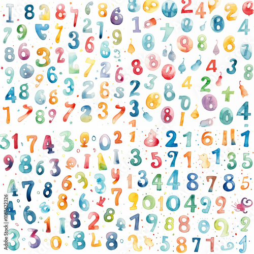 seamless pattern with letters