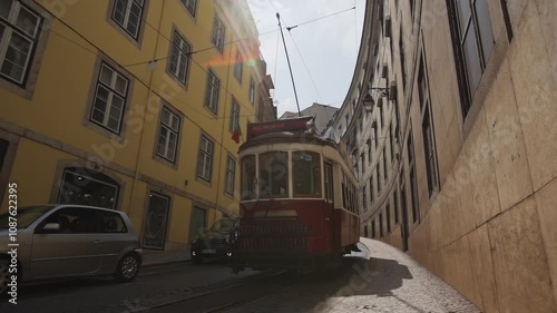 Tramway in Lisbon