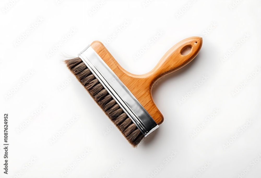 Painting tools, brand new painting brushes, paintbrush, laid on white background Painting tools, brand new painting brushes, paintbrush, laid on white background
