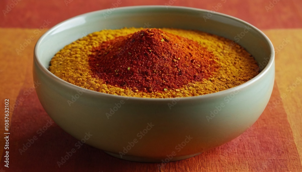 mix of colorful spices, such as turmeric, paprika, and saffron mix of colorful spices, such as turmeric, paprika, and saffron