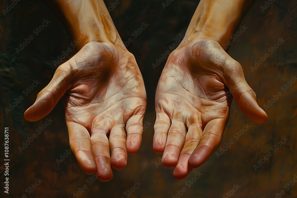 Fototapeta premium A pair of hands.