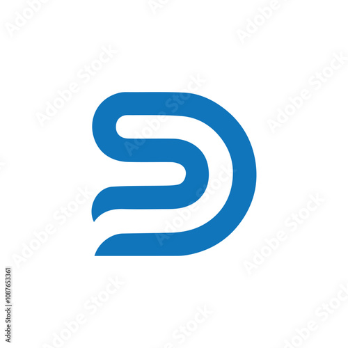initial ds letter logo design vector template, ds logo design for business, sd logo design vector for monogram, initial sd letter logo vector for any business, SD or DS initial letter logo design.
