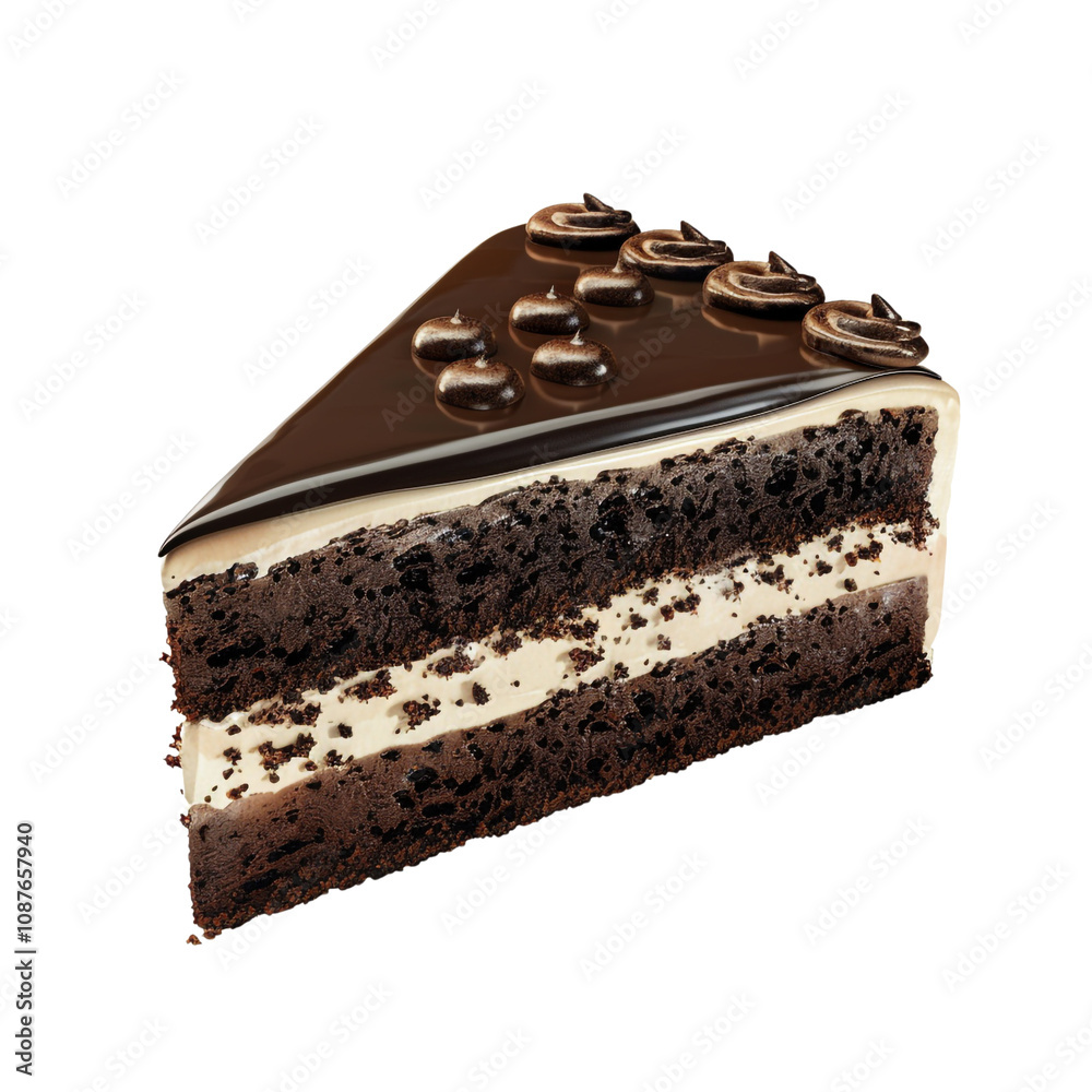 Chocolate Cake Slice Chocolate Cake Slice