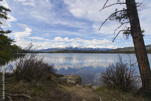 Pyramid Lake in the Spring