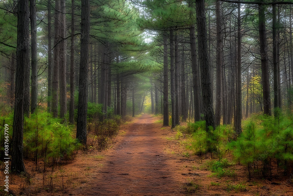 Fototapeta premium path in the woods