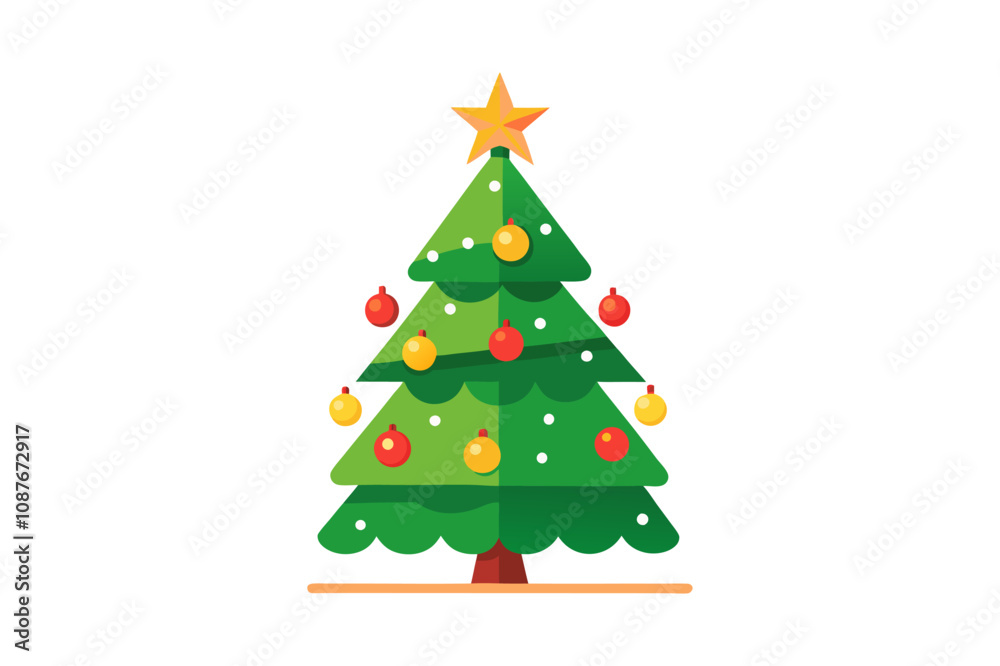 christmas tree illustration vector Christmas tree decoration item on vector art happy merry christmas day Illustration. christmas tree illustration vector Christmas tree decoration item on vector art happy merry christmas day Illustration.