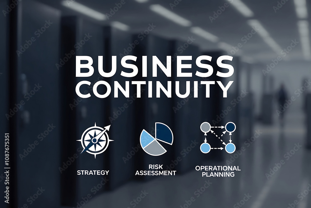 Business continuity management concept.