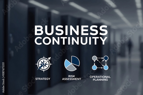 Obraz na płótnie Business continuity management concept.