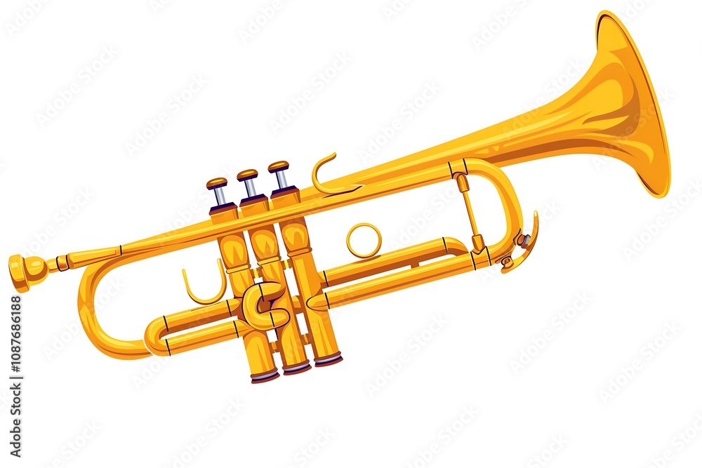 Obraz premium Vector illustration set of 50 musical instruments in cartoon style isolated on white background Retro musical instruments set realistic design Music instruments, musical notes and equipment A variety 