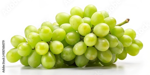 Green Grapes Bunch Close-up...