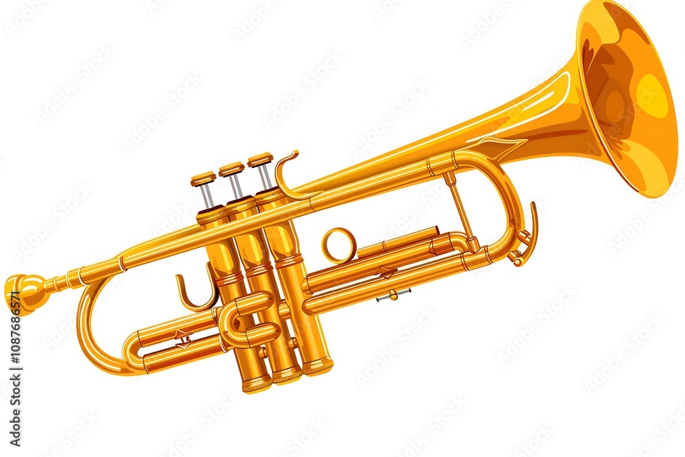 Obraz premium Vector illustration set of 50 musical instruments in cartoon style isolated on white background Retro musical instruments set realistic design Music instruments, musical notes and equipment A variety 