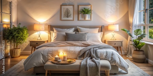 Cozy Bedroom Decor Neutral ...