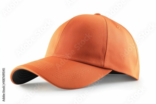 Stylish baseball cap isolated on white background photo