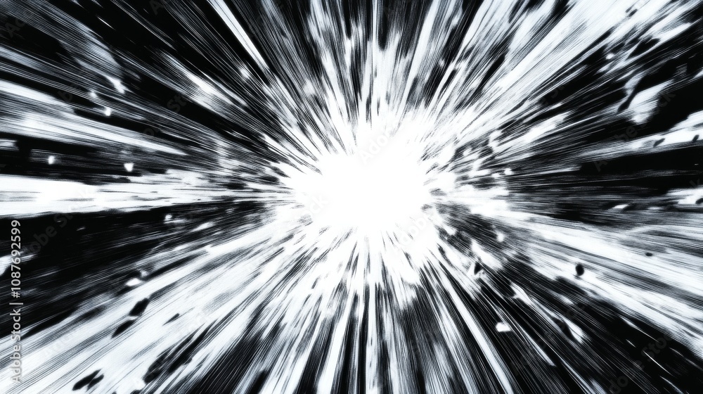 Abstract Light Streaks: A Cosmic Burst of Energy Abstract Light Streaks: A Cosmic Burst of Energy