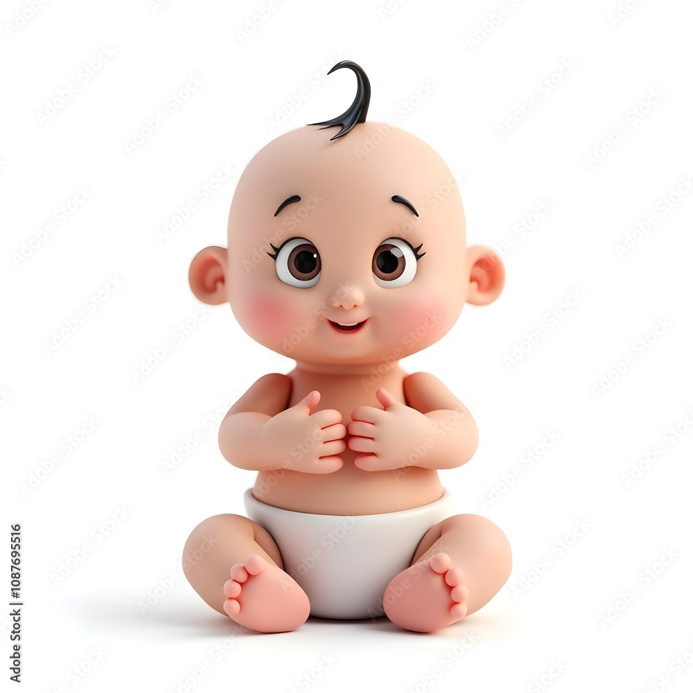 Baby in Diaper
Baby in Diaper