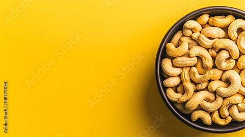 High-resolution nuts background, showcasing organic texture ideal for stock images related to natural snacks, nutrition, and healthy food marketing themes. photo