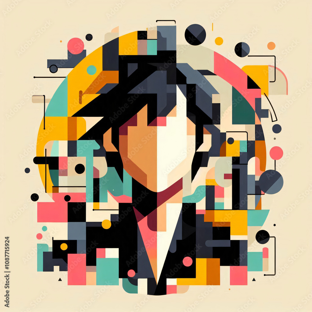 Eye-catching geometric designs for vibrant decor and art. Eye-catching geometric designs for vibrant decor and art.