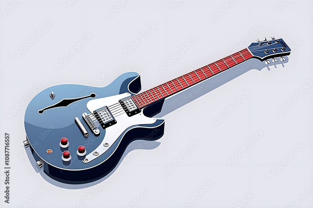 Obraz premium Vector illustration set of 50 musical instruments in cartoon style isolated on white background Retro musical instruments set realistic design Music instruments, musical notes and equipment A variety 