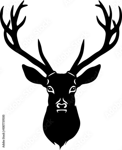 deer head vector photo