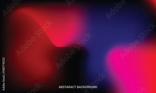 Dark purple mix light purple waves abstract background. Gradient. Soft wave texture. Dark colored background with space for design.