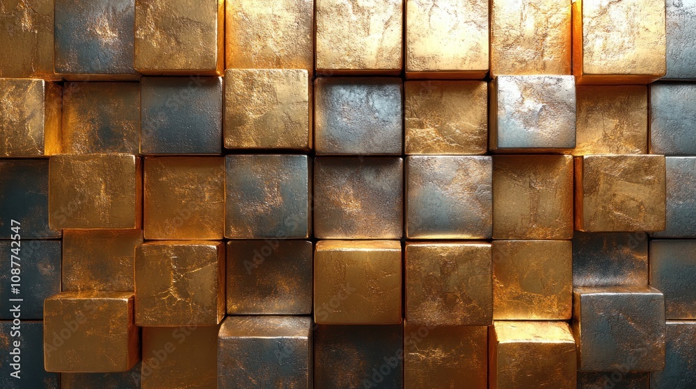 Luxury golden abstract smartphone background. AI generated Luxury golden abstract smartphone background. AI generated