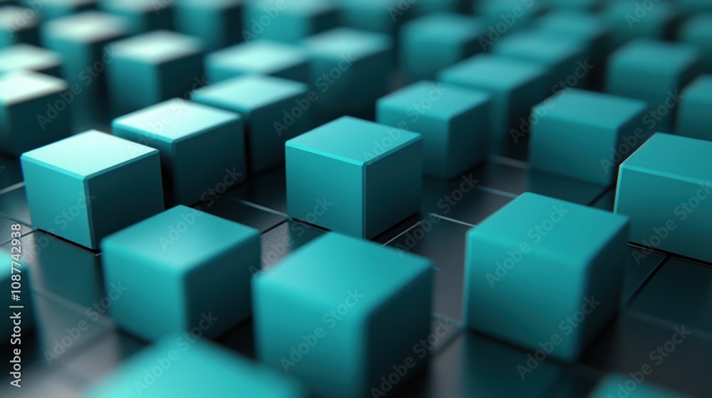 Abstract geometric smartphone background with a 3D pattern. AI generated Abstract geometric smartphone background with a 3D pattern. AI generated