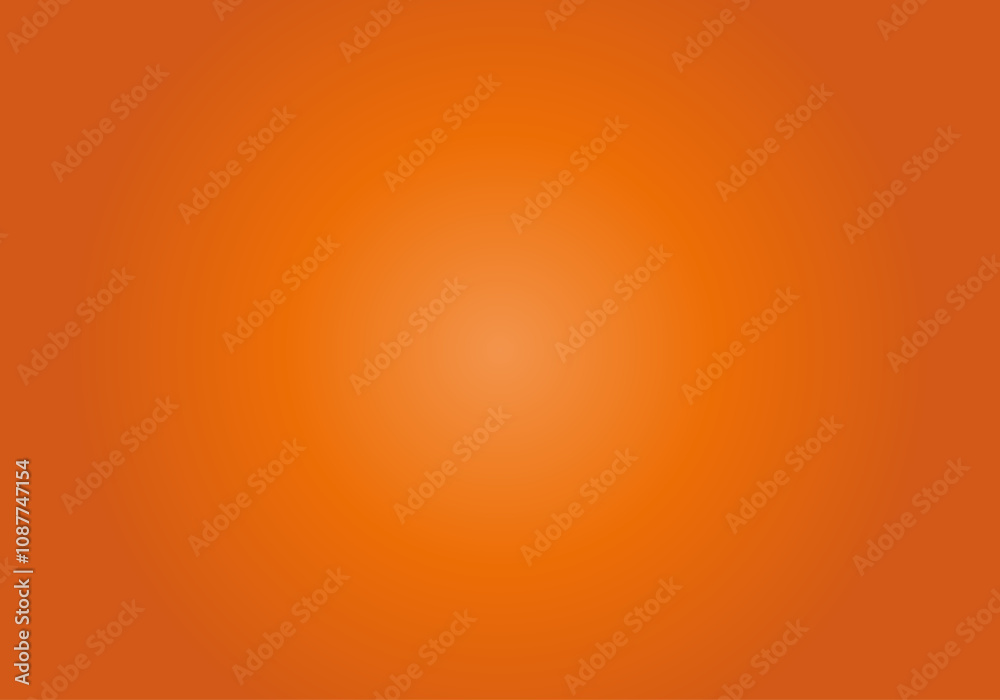 Fondo naranja o anaranjado en degradado radial