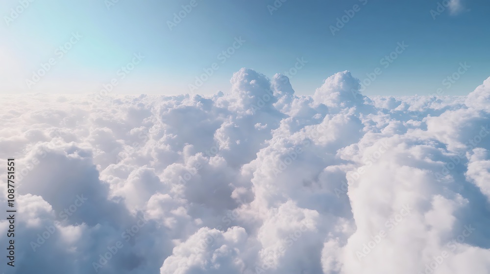 Starry photo realistic skies blending seamlessly with soft glowing cloud formations image Starry photo realistic skies blending seamlessly with soft glowing cloud formations image