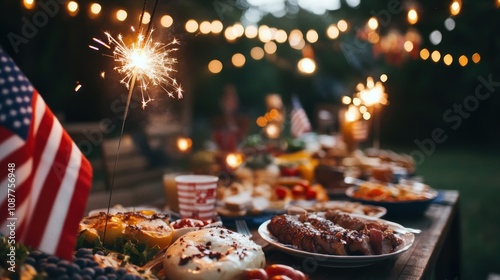 Fototapeta Naklejka Na Ścianę i Meble -  Fourth of July Celebration