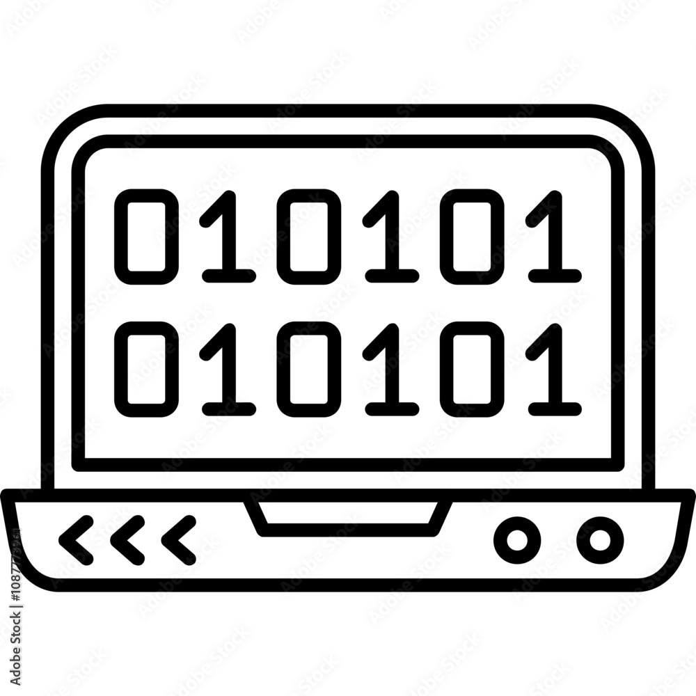 Binary Code Icon Binary Code Icon
