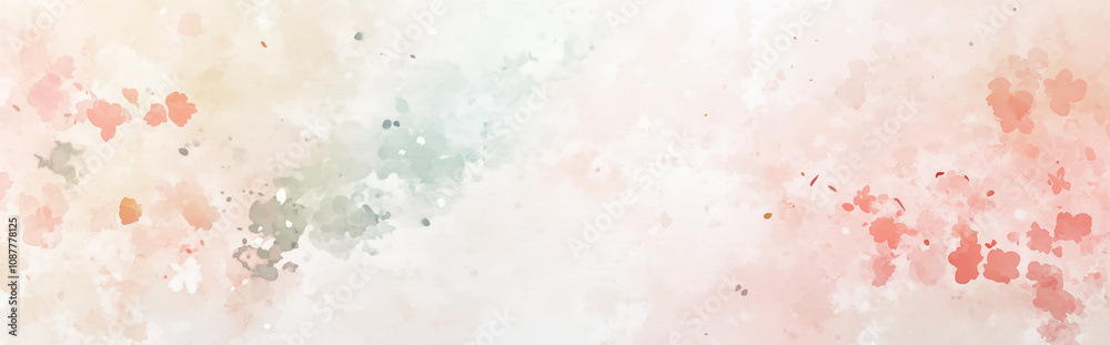 Obraz premium Spring banner with cherry blossoms