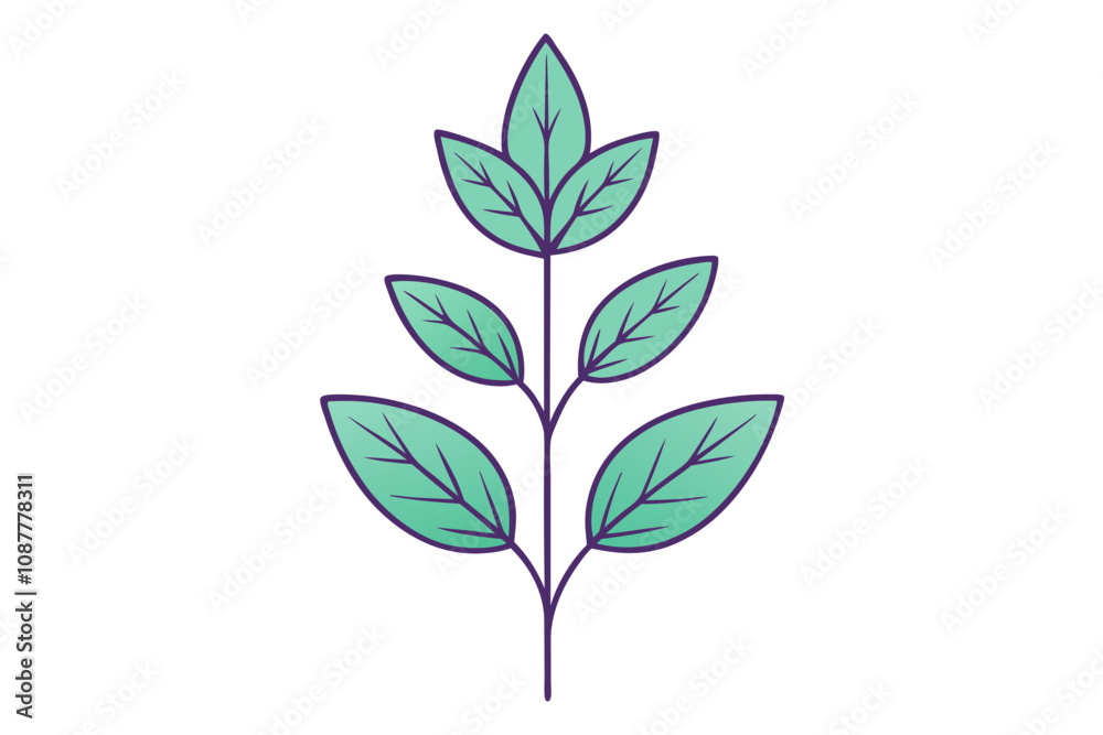 Elegant Line Silhouette Drawing of a Salvia Flower – Minimalist Art Inspiration Elegant Line Silhouette Drawing of a Salvia Flower – Minimalist Art Inspiration