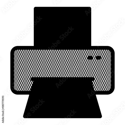 Printer icon. Electronic device icon