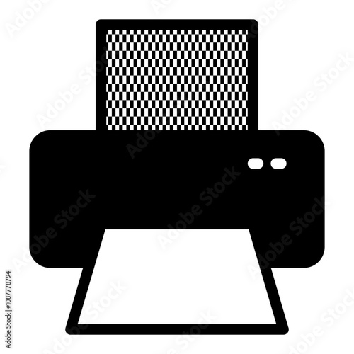 Printer icon. Electronic device icon