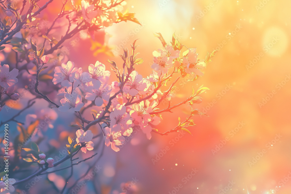 Cherry blossoms background Cherry blossoms background
