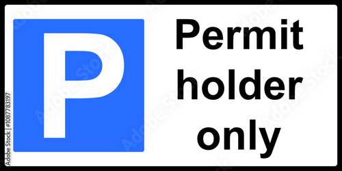 Parking restricted to permit holders