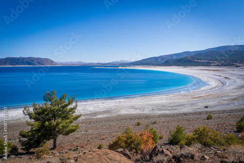Fototapeta Naklejka Na Ścianę i Meble -  Salda Lake in Burdur Province in Turkey