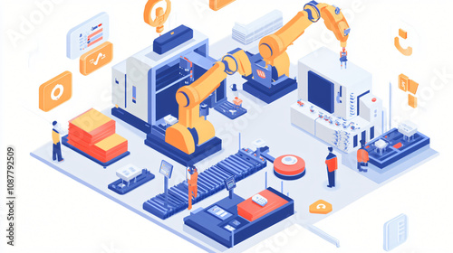 Creating autonomous manufacturing systems in smart factories through advanced AI and IoT integration for streamlined production lines and efficiency