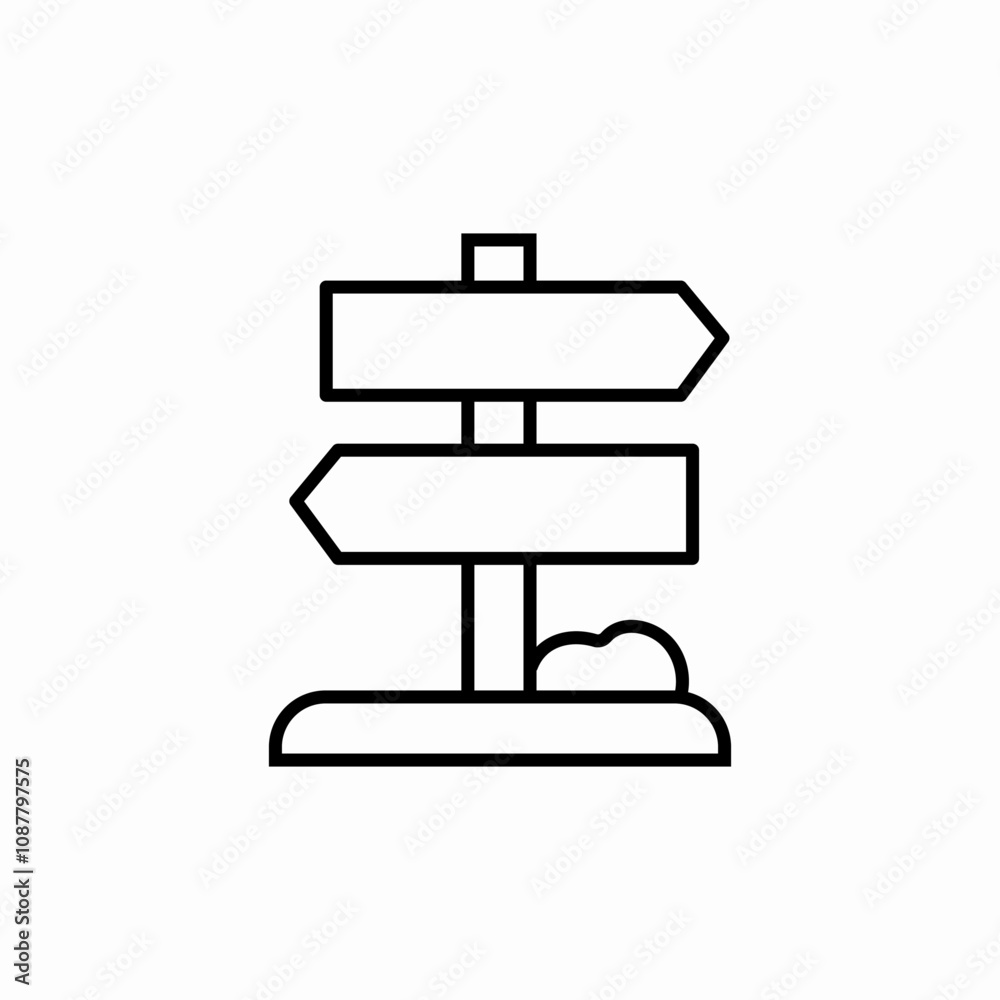 wayfinder path icon sign vector wayfinder path icon sign vector