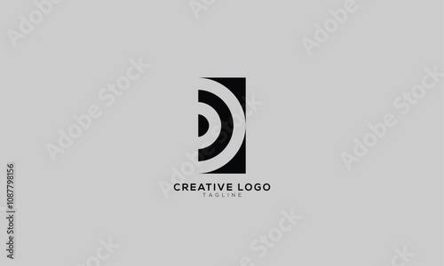 DD OD DDD Abstract initial monogram letter alphabet logo design