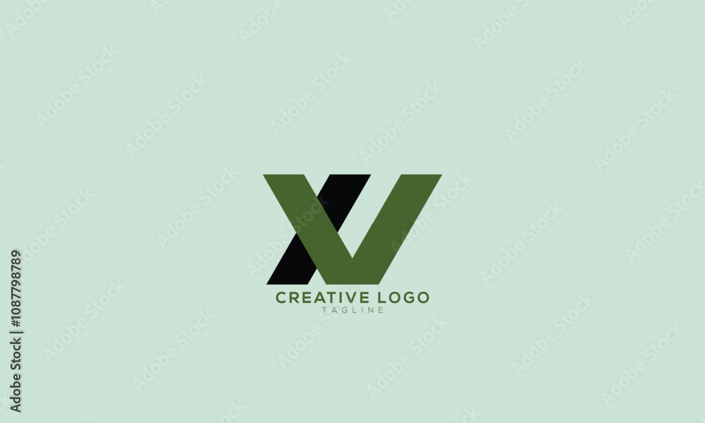 XV VX Abstract initial monogram letter alphabet logo design XV VX Abstract initial monogram letter alphabet logo design