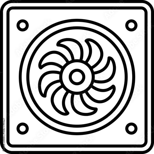 Cooling Fan Icon